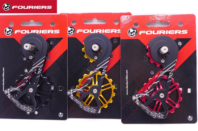 FOURIERS OSPW системы для Shimano RD R9100/R9150/R8000/R8050 красные, черные негабаритных приводной ремённой шкив Керамика Подшипник