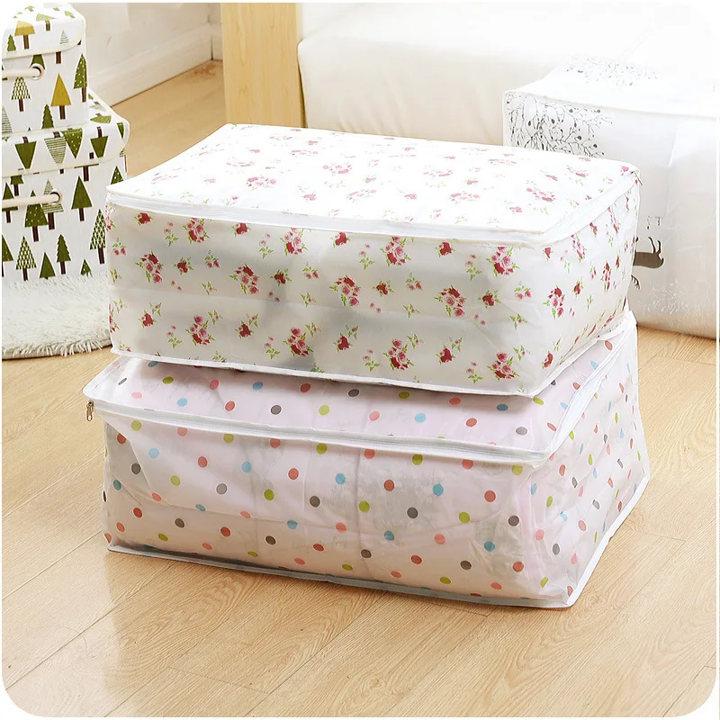 طوي المحمولة المنظم البوليستر الملابس حامل الأكياس لحاف الفراش مضغوط مقابض الغسيل الوسائد حقيبة التخزين