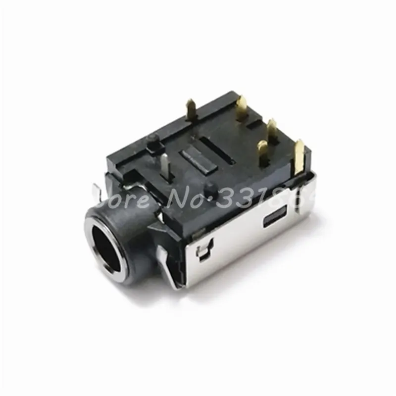 Audio Headphone Microphone Jack Port Socket for Laptop Notebook 6 pin connector