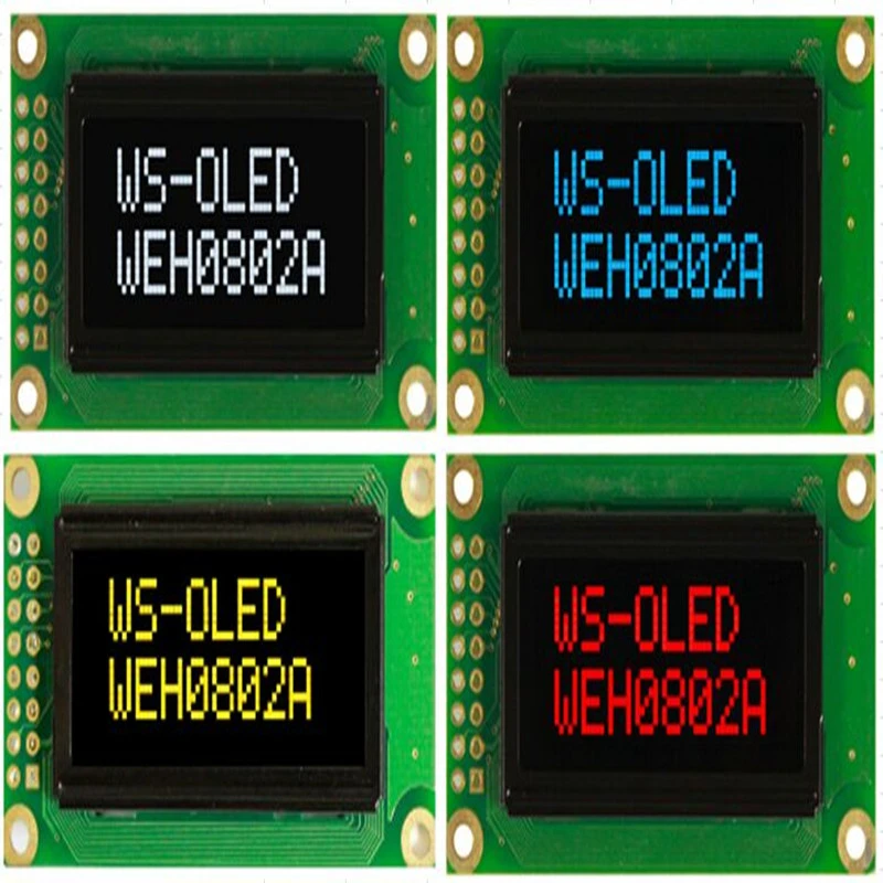 Weh000802a ينستار هو 8x2 Oled البسيطة عرض 1 2 التي لديها نفس المخطط حجم الأحمر الطابع عرض جديدة ومبتكرة Display 8x2 Winstar Displaydisplay Oled Aliexpress
