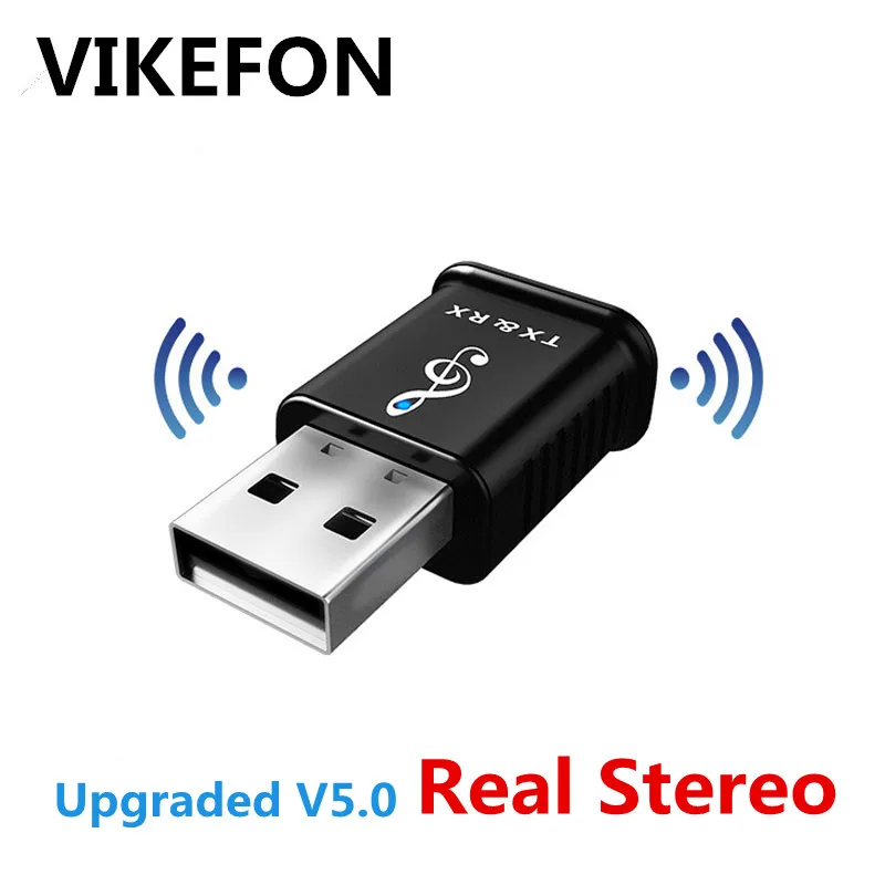 

VIKEFON Bluetooth 5.0 Audio Receiver Transmitter USB Adapter Mini 3.5mm AUX Stereo Music Speaker Headphone Car Wireless Receiver