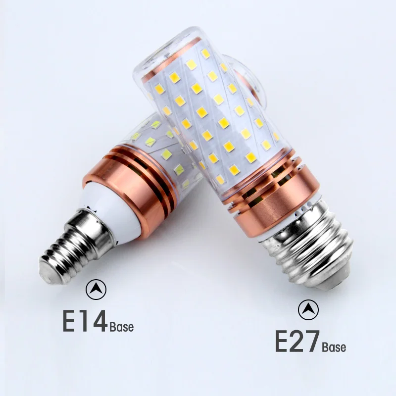 Без мерцания E27 E14 Светодиодная лампа 220 В 6 Вт 8 2835SMD светодиодная кукурузная