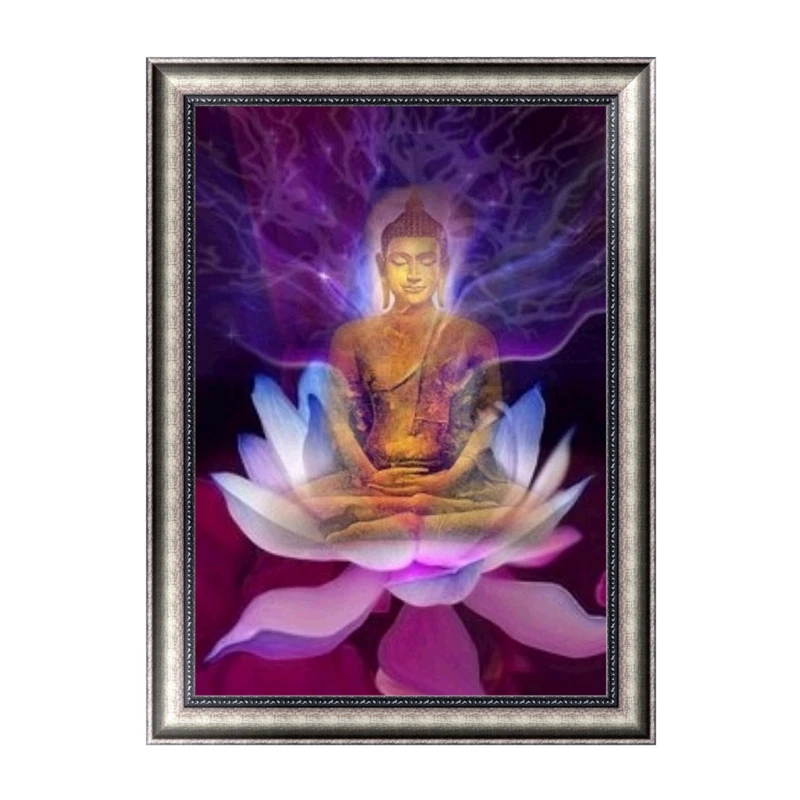 

Rosette Buddha DIY 5D Diamond Embroidery Painting Cross Stitch Home Wall Art #Aug.29