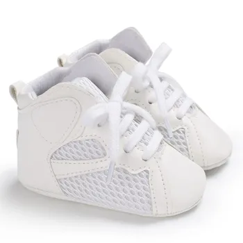 

Infant Anti-Slip Breathable First Walkers Baby Sneakers Boys PU Casual Toddler Shoes