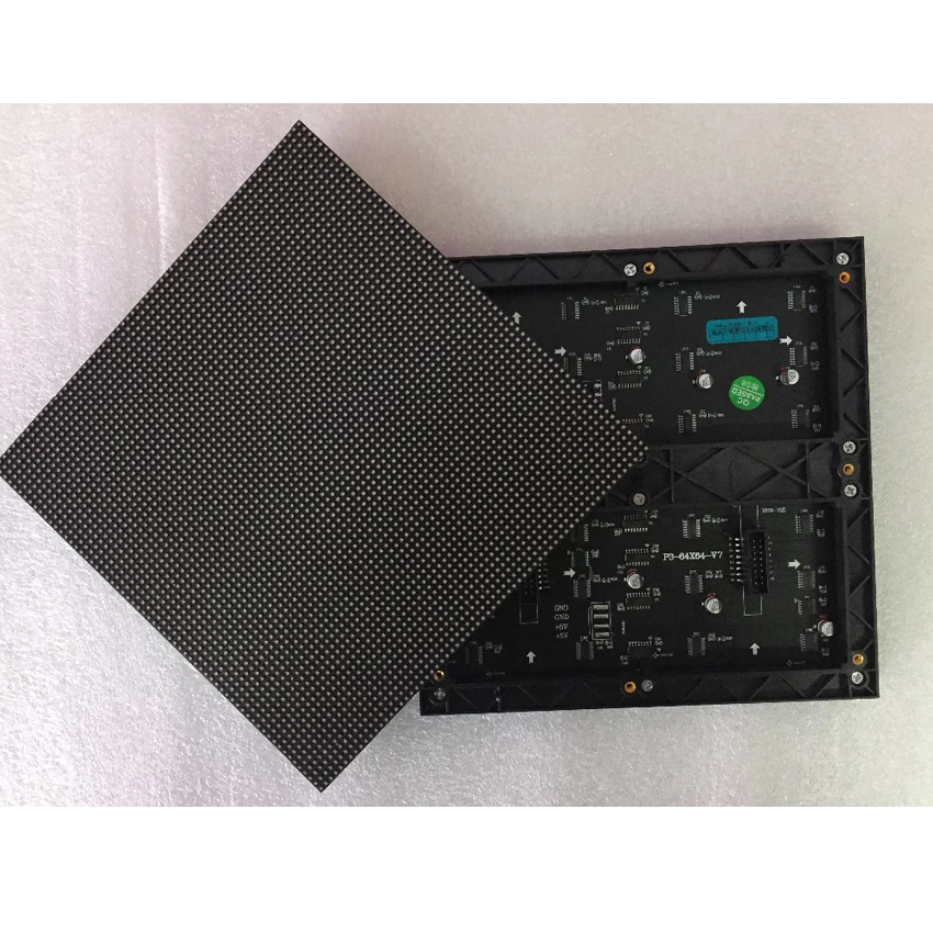 

P3 SMD2121 HD RGB Indoor LED Module 192*192mm 64x64Dots 1/32S LED Panel, Full Color LED Video Wall Display Screen Billboard