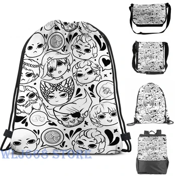 

Funny graphic print shoulder Bags women Dragon age I X LOVE Single shoulder backpack travel for men Gym Bag