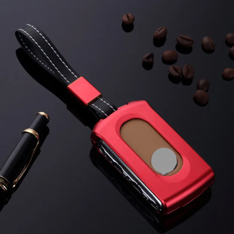 

Aluminium Alloy Key Cover Shell Case Holder Key Case For Volvo XC40 XC60 S90 XC90 V90 2017 2018 Car Key Bag