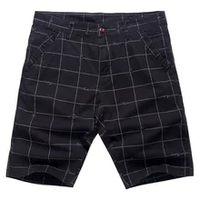 Для Мужчин's свободного покроя с карманами Fit Хлопковые Бриджи повседневное плюс размеры Короткие штаны модные летние уличные короткие#4M13