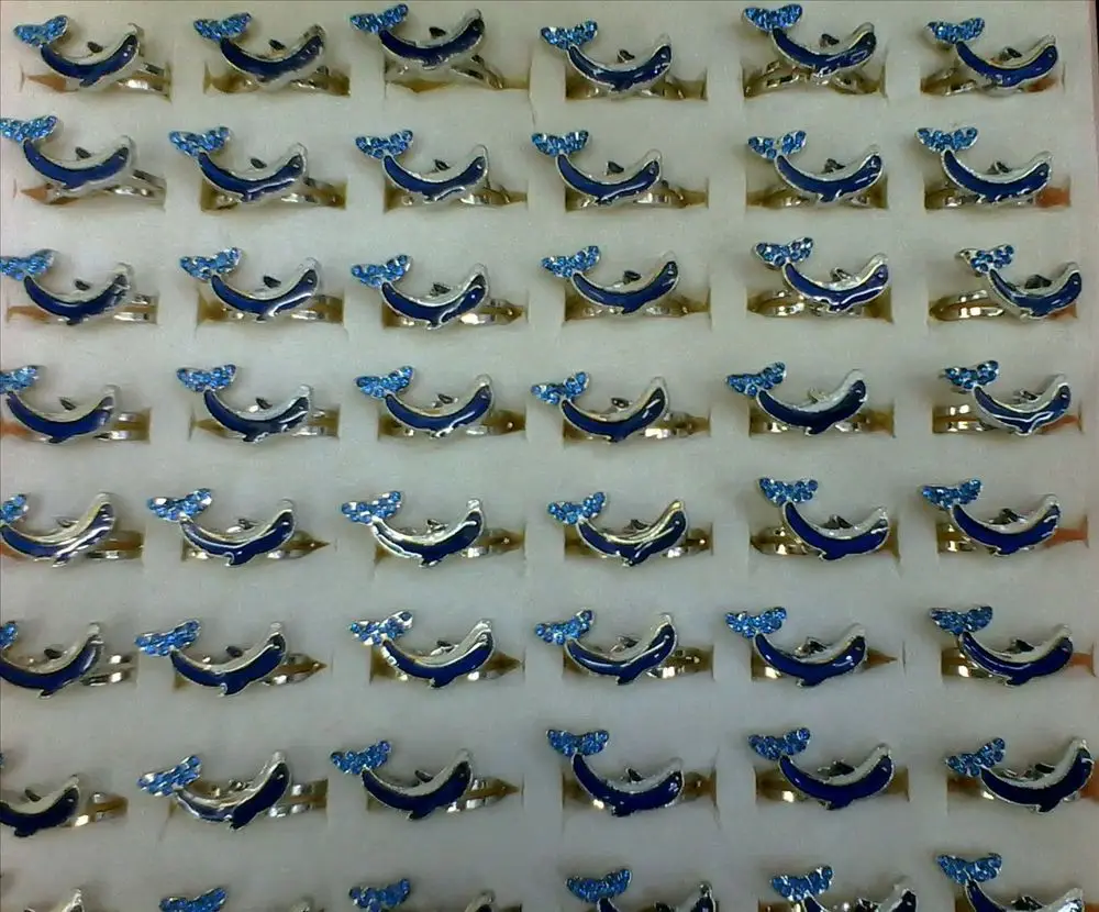 rhinestone dolphin mood rings mood ring changes color to the