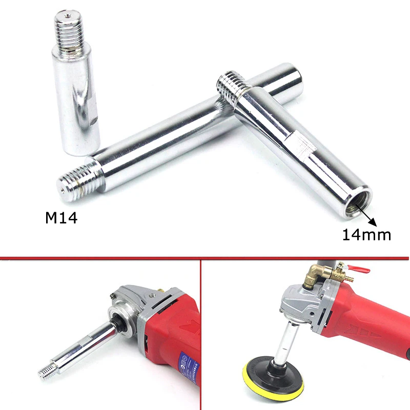125 Polishing Machine Angle Grinder Extension Rod M14 Adapter Rod Polishing Beauty Polishing Tool 75Mm