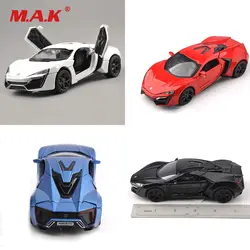 Коллекция Модель автомобиля игрушки для мальчиков 1/32 масштаб сплава литья под давлением Lykan hypersport-автомобиль игрушечный автомобиль