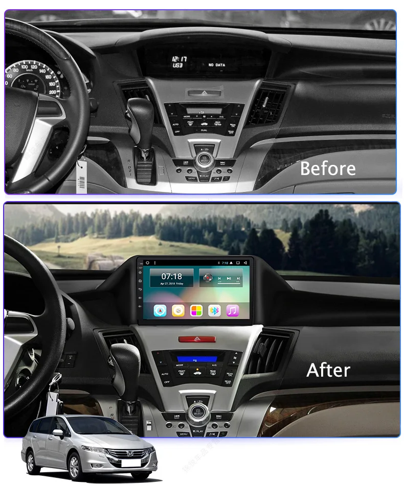 Flash Deal NAVITOPIA 10.1inch 4G LTE WIFI Head Unit for Honda Odyssey 2009-2014 Android 6.0 2G+32G Car DVD Multimedia GPS Navigation 7