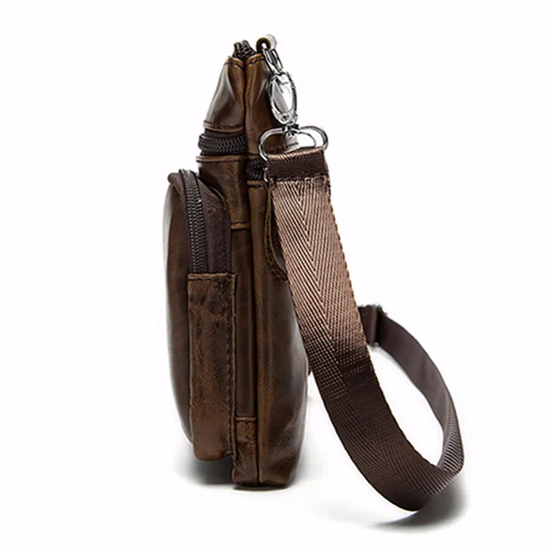 Osmond الرجال جلد طبيعي Crossbody أكياس للرجال صغيرة رسول حقيبة كتف خمر حقيبة يد فاخرة عارضة حقيبة بولسا