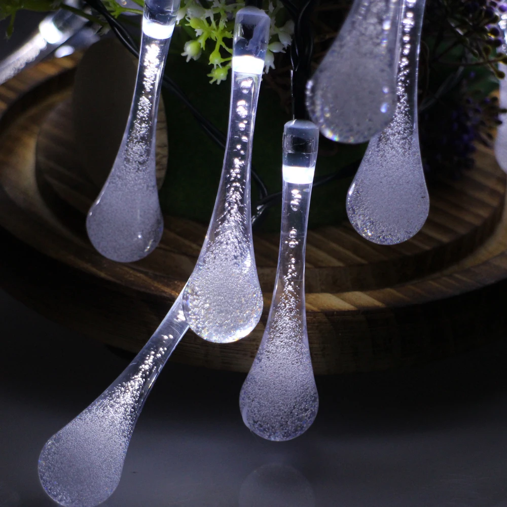 Icicle Snow Fall 4.5M 30 LED String lights Meteor Falling Star Rain Drop Xmas String Fairy Light Bulb Garden Holiday Derocation