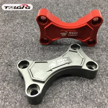 Для Benelli 500 Leoncino 500 стиль высокого качества Мотоцикл CNC алюминиевый руль стояки Верхняя Крышка зажим подходит