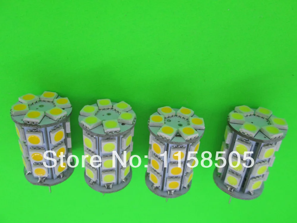 5 шт./лот DC/AC 12 В G4 Светодиодный светильник с кристаллами 3 Вт 4 6 5050 SMD светодиодный