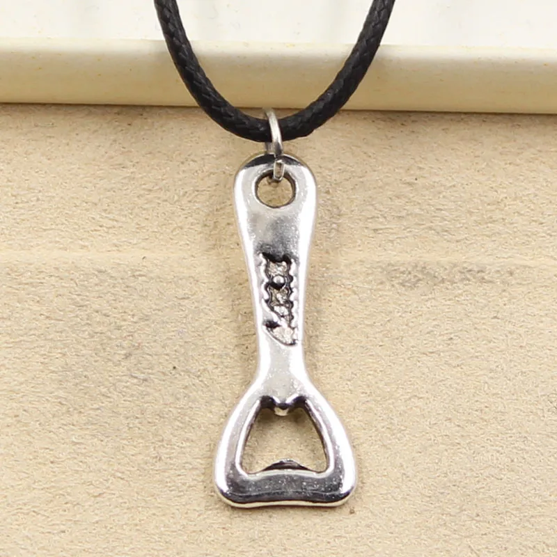 New Fashion Tibetan Silver Pendant beer bottle opener Necklace Choker