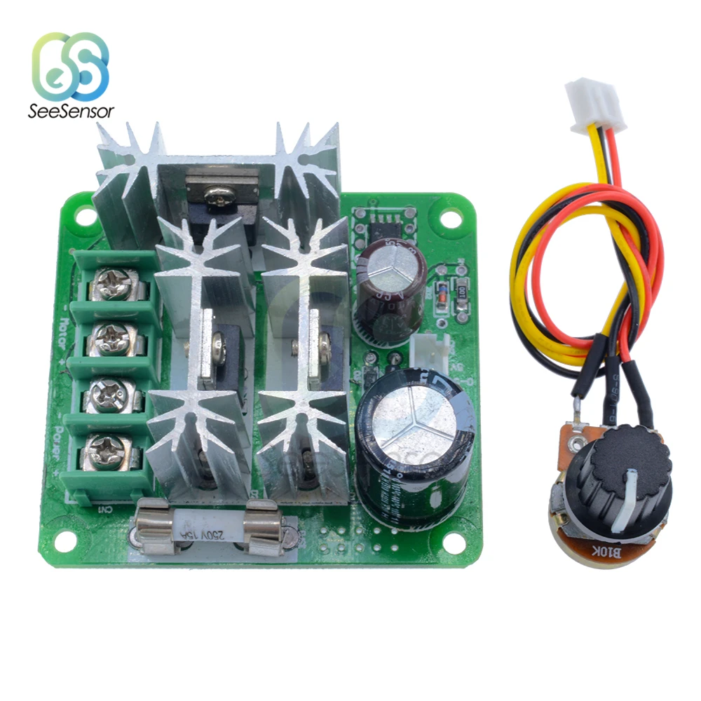 

DC 6V-90V 15A Pulse Width PWM DC Motor Speed Controller Switch Speed Control Regulator