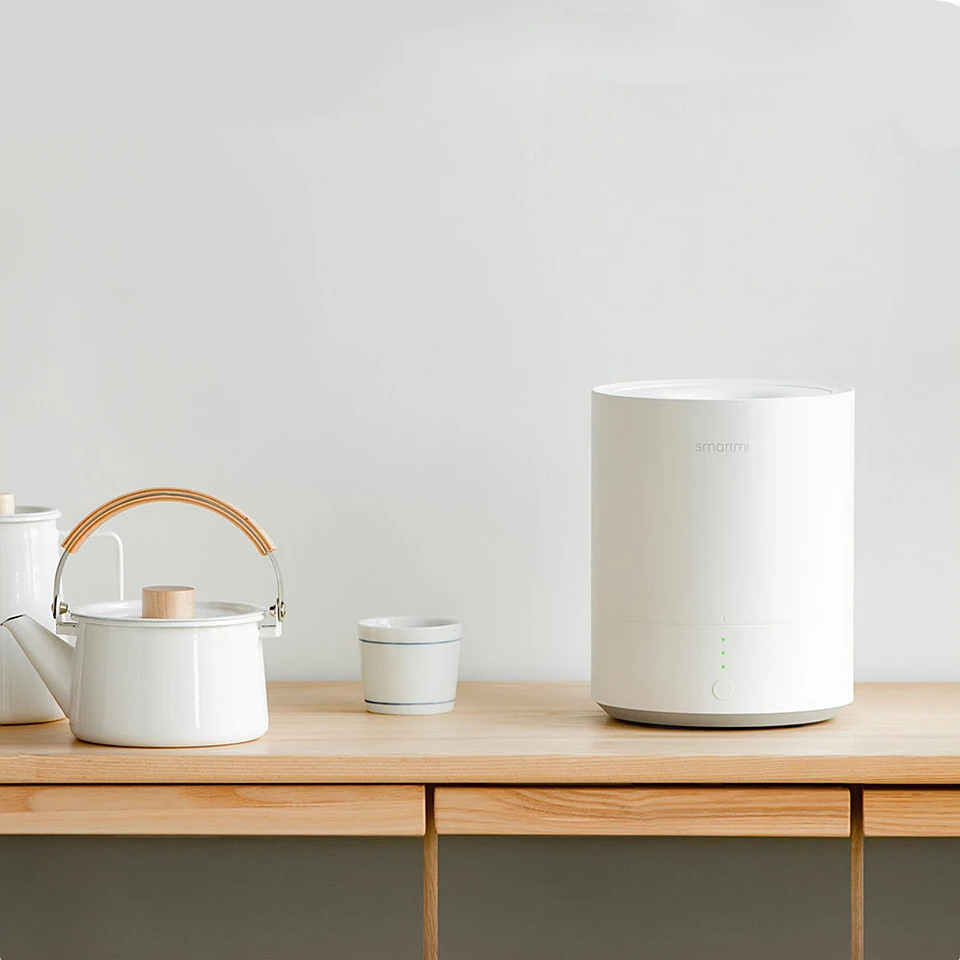  Original Xiaomi Smartmi Humidifier Tabletop Mist Humidifier 2.25L Ultrasonic Wave Air Purifying Air