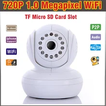 Беспроводная IP камера wi-fi ночного видения Intdoor 720 P камера видеонаблюдения HD видеокамера 2 аудио телеметрией