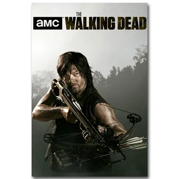 

The Walking Dead Art Silk Fabric Poster Print 13x20 24x16inch TV Series Pictures for Room Wall Decoration Rick Daryl 005