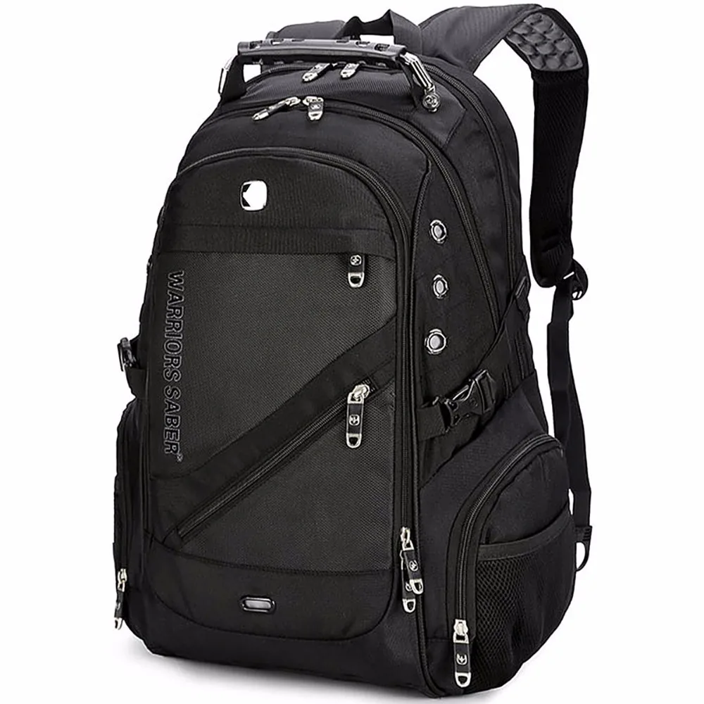 Suissewin Mochila hombre suizo Mochila antirrobo impermeable Multi función USB negocios turísticos Mochila Suissewin Mochila hombre suizo Mochila antirrobo impermeable Multi función USB negocios turísticos Mochila