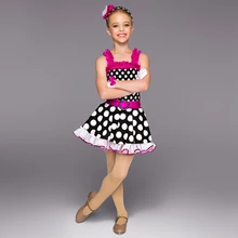 Купальник Justaucorps конец одной Европы и новые женские балетные костюмы для выступления Детская Одежда для танцев милый