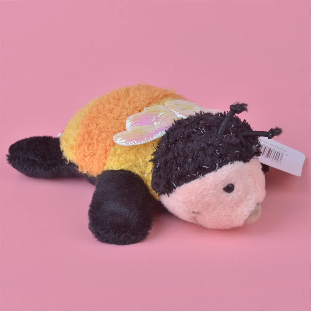 3 Pcs Orange Color Ladybird Plush Fridge Toy, Kids Child Doll