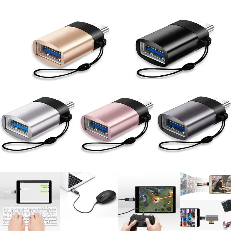 Роскошный 3 0 OTG Micro Type-C USB адаптер Type C зарядка конвертер данных для Samsung Galaxy S8 S9 Note 8 9
