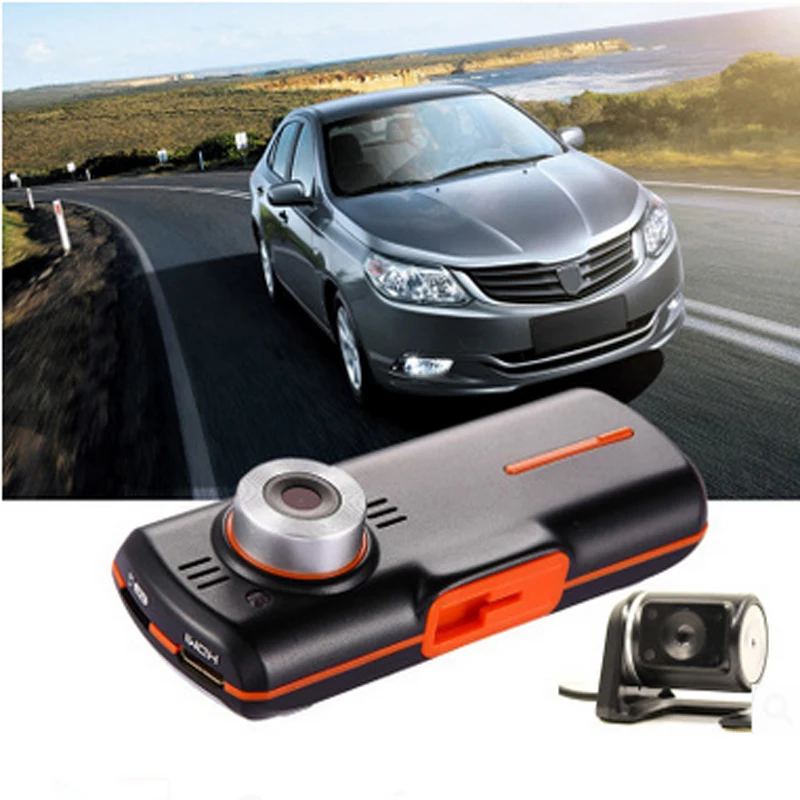 

A1 Car DVR Allwinner Dual Camera Car Black Box DVR Camera FullHD 1080P Dash Cam with GPS logger 2.7 inch LCD Screen Night vision