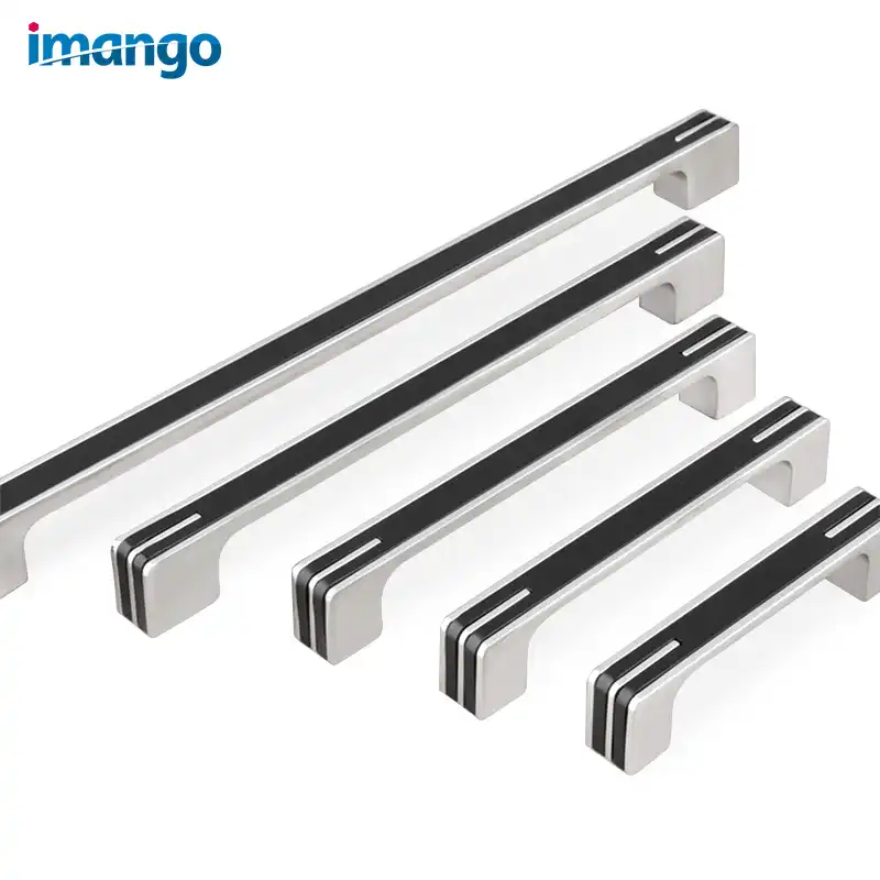 96 320mm Screw Spacing Polished Chrome Cabinet Handles Long Size