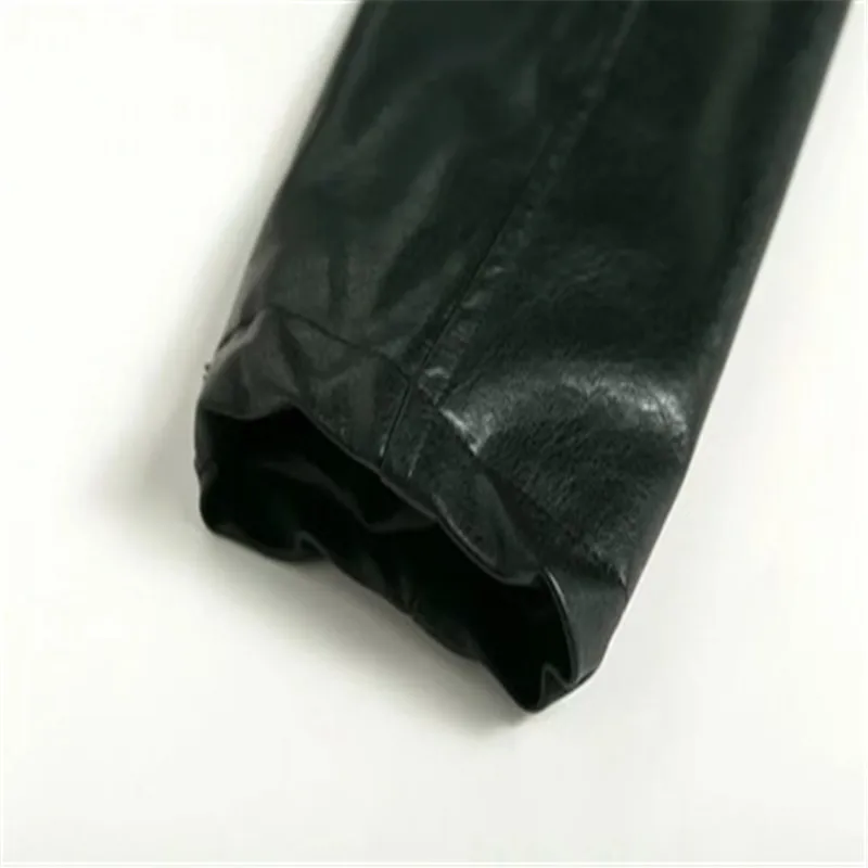 Mode En 2018 De Femmes Nouveau Cuir Broderie Style Automne Pu Veste Moteur Casual Courte Manteau Section Mince CqrOtqn