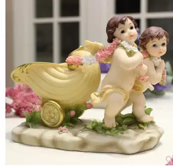 

Creative Cupid furnishings for home furnishing foyer keys for living room flower arrangements for wedding gifts crafts girl doll