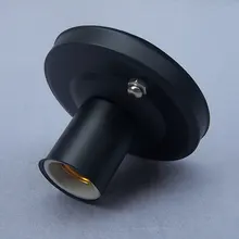 Черный E27 основание светильника для прохода освещения E27 держатель лампы удобный и простой установки патрон 5 шт