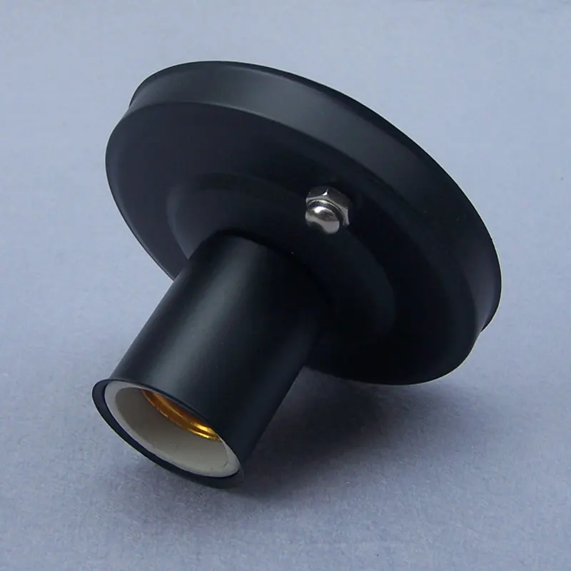 

Black e27 lamp base for Aisle lighting E27 lamp holder Convenient and simple installation lampholder 5pcs