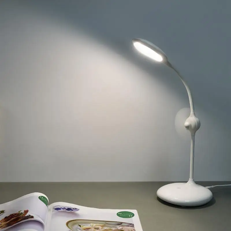 desk lamp with fan