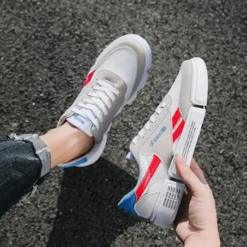 

Fashion Mixed Colors Men'S Low-Top Shoes Tide Harajuku Casual Comfortable And Breathable Lace-Up Hard-Wearing Men'S Shoes Male