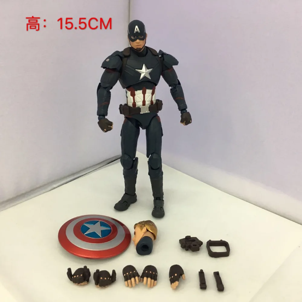HKXZM фильм 15 см SHF Figuarts SHFiguarts Капитан Америка ПВХ фигурка Коллекционная модель