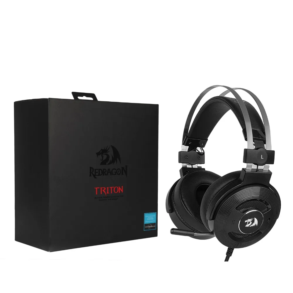 Redragon H991 TRITON система активного шумоподавления игровая гарнитура 7 1 канальный