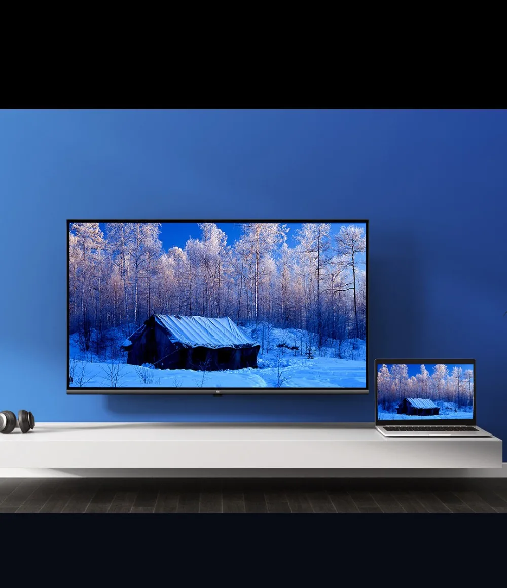 Xiaomi tv 43 дюйма E43A без полей Full HD экран ТВ комплект 1 Гб+ 8 Гб памяти антистатический AI Голосовое управление Dolby Sound DTS