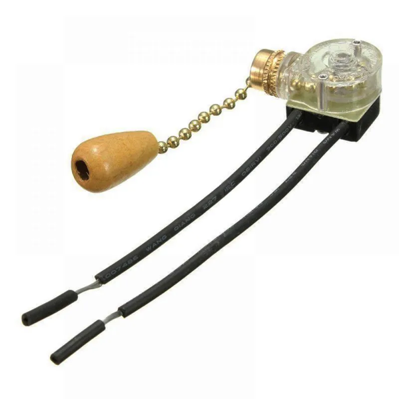 Us 0 72 27 Off Hot New 1pc Convenient Ceiling Fan Light Wall Light Replacement Retro Pull Chain Switch Home Hardware Tools In Switches From Lights