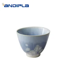 80 мл Цзиндэчжэнь, винтажная чайная чашка, ручная работа, пигментированная керамика, маленькая чайная чаша, посуда для напитков, для офиса, чайная церемония, мастер-пуэр, чашка Саке