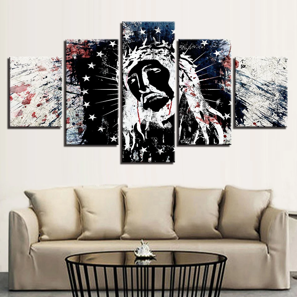 Canvas Home Decor Paintings Room Wall Art Framework 5 ...