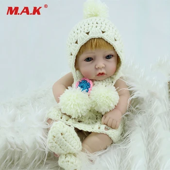 

28cm 11 Inches Baby Reborn Dolls Full body Silicone Vinyl Bebe Doll Girl Baby Newborn Dolls Lifelike Baby Doll for Children Gift
