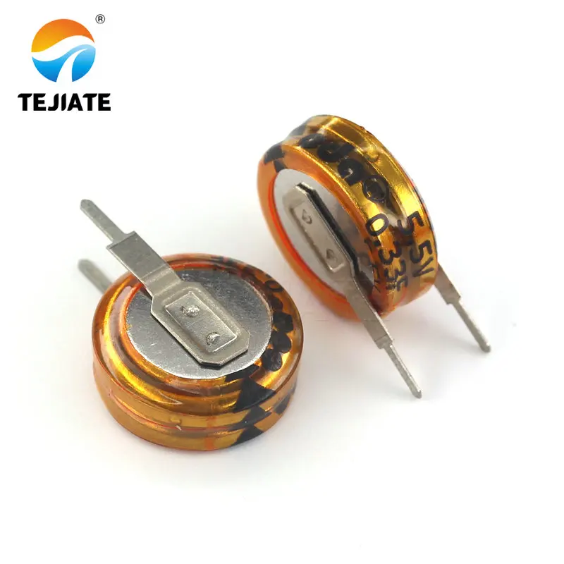 2PCS Super Farah Capacitor 5.5V 0.1/0.33/0.47/1.5/1.0/4.0/5.0/F V Double Layer Capacitor