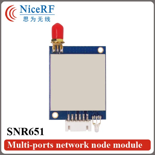 

SNR651-433MHz TTL/RS232/RS485 Interface RF Transmitter Module| 40Channels 3KM Range 27dBm Network Node(Not include Antenna)