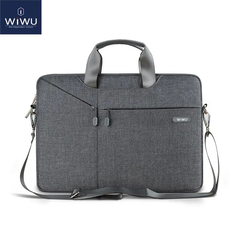 

WiWU Laptop Messenger Bag 11 12 13.3 14.1 15.4 15.6 Waterproof Nylon Notebook Bag for Dell 14 Laptop Bag for Macbook Pro 13 Case
