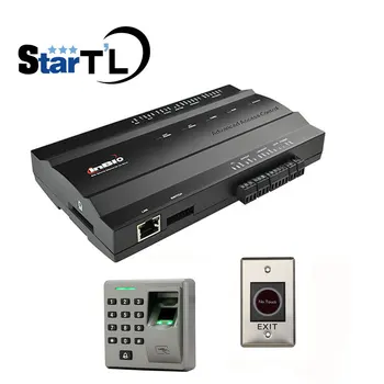 

Fingerprint Door Access Control Panel Inbio160 rfid Access Control System Controller+FR2200 Fingerprint Reader+Exit Button