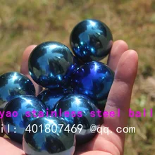 38 мм в диаметре синий шарик из нержавеющей стали, полый шар, декоративный шар, предметы интерьера, украшение сада