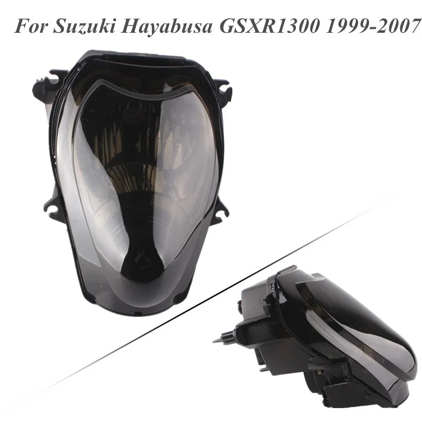 Передняя фара для Suzuki Hayabusa GSXR1300 1999-2007 дым 2000 2001 2002 2003 2004 2005 2006